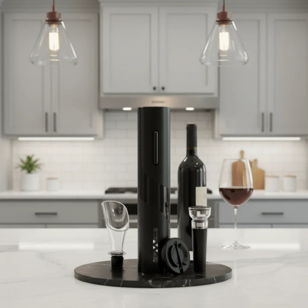 Electric Wine Opener Touch Control & Accessories