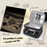 Electronics Organizer 3-Layer Water-Resistant Mesh Pockets