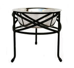 Elevated Dog Bowl Stand Stainless Steel Bowl Three Heights
