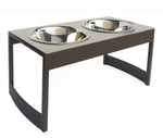 Elevated Dog Feeder Stainless Steel Bowls Non-Slip Stand