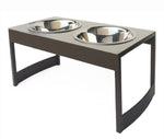 Elevated Dog Feeder Stainless Steel Bowls Non-Slip Stand