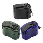 Emergency Charger Hand-Crank USB Charging Built-In LED Light