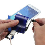 Emergency Charger Hand-Crank USB Charging Built-In LED Light