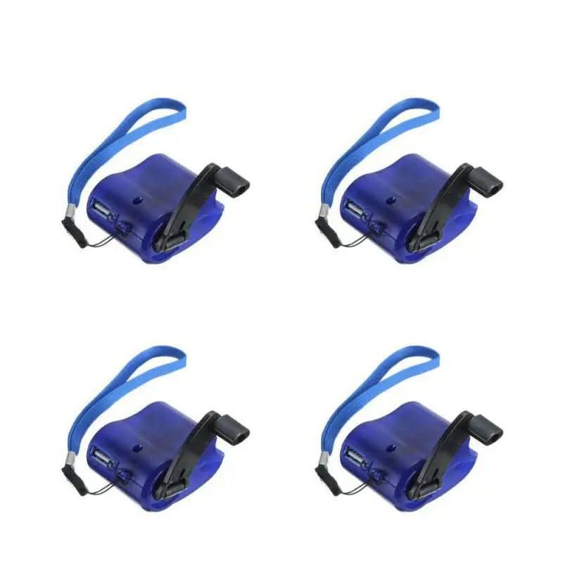 Emergency Charger Hand-Crank USB Charging Built-In LED Light