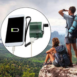 Emergency Charger Hand-Crank USB Charging Built-In LED Light