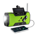 Emergency Radio 4000mAh Rechargeable Solar & Hand-Crank
