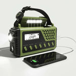 Emergency Radio Hand Crank & Solar Charging 10,000mAh Power Bank