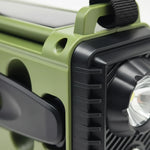 Emergency Radio Hand Crank & Solar Charging 10000mAh Battery Bluetooth Speaker