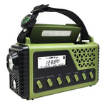 Emergency Radio Hand Crank & Solar Charging 10000mAh Battery Bluetooth Speaker