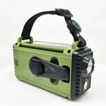 Emergency Radio Hand Crank & Solar Charging 10000mAh Battery Bluetooth Speaker