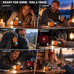 Emergency Radio Hand Crank & Solar Charging Built-In Flashlight
