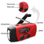 Emergency Radio Power Bank Solar & Hand Crank