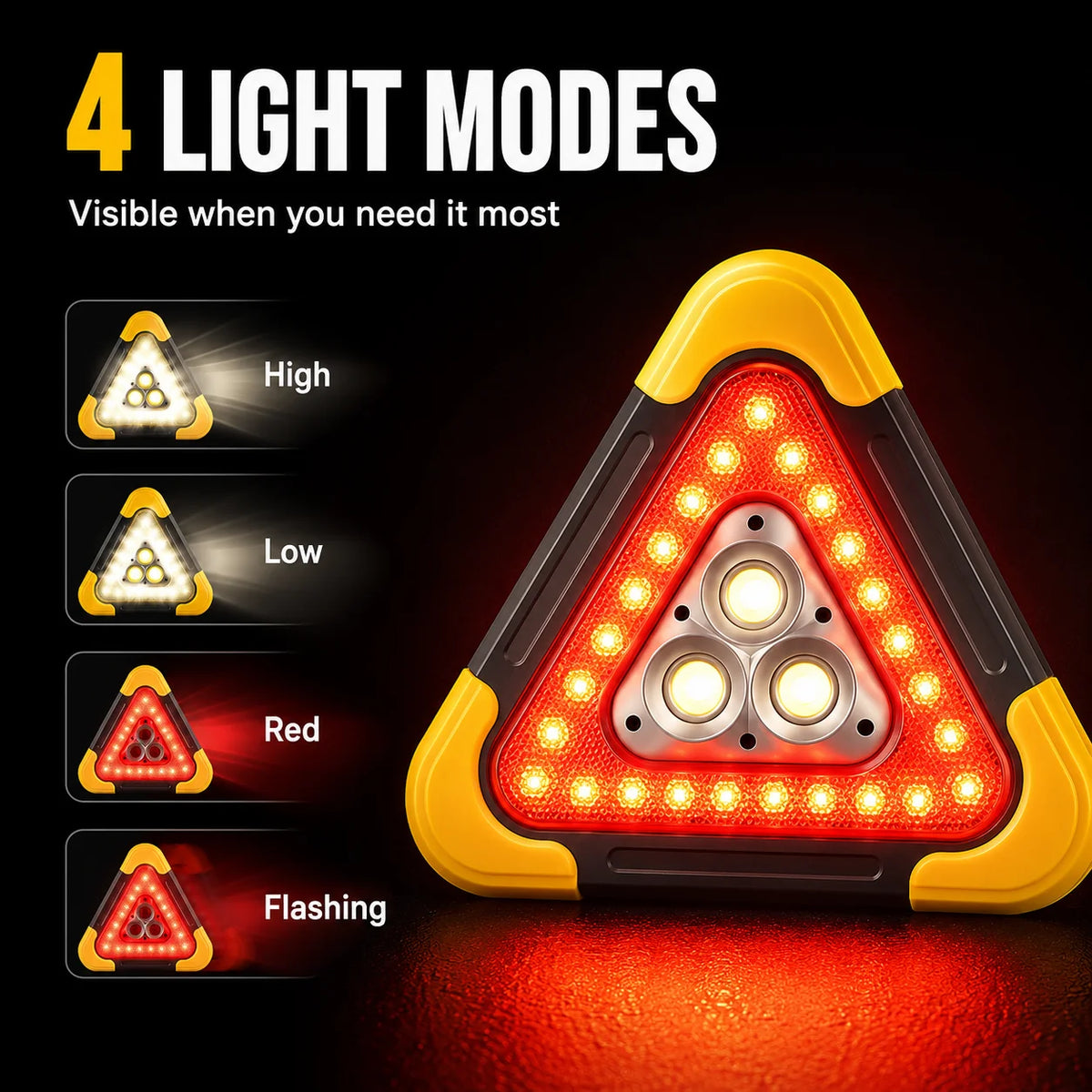Emergency Signal Light Solar Powered USB Power Bank
