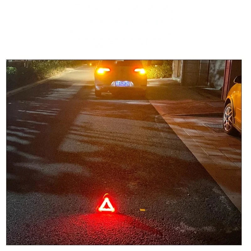 Emergency Triangle Light Solar-Powered COB LED & Power Bank