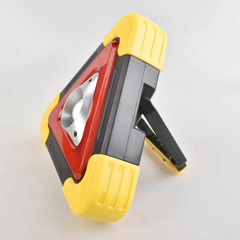 Emergency Triangle Light Solar-Powered & USB Power Bank