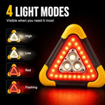 Emergency Triangle Light Solar-Powered & USB Power Bank