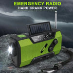 Emergency Weather Radio Hand Crank & Solar 4000mAh