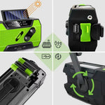 Emergency Weather Radio Hand Crank & Solar 4000mAh