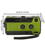 Emergency Weather Radio Hand Crank & Solar 4000mAh