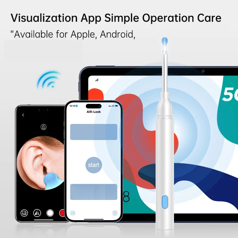 Endoscope Camera HD Wi-Fi Six LED Lights