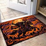 Entry Mat Christmas Gingerbread Design Non-Slip Weather-Resistant