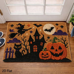 Entry Mat Christmas Gingerbread Design Non-Slip Weather-Resistant
