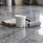 Epoxy Floor Coating High-Gloss Marble Effect Waterproof