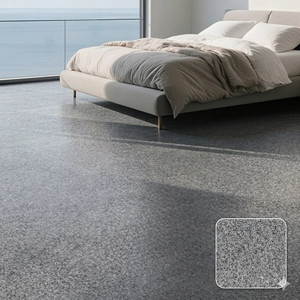 Epoxy Floor Coating High-Gloss Marble Effect Waterproof