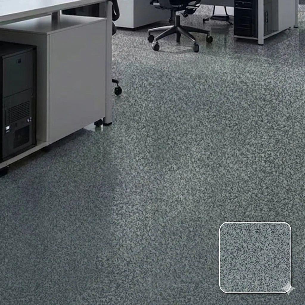 Epoxy Floor Coating High-Gloss Marble Effect Waterproof