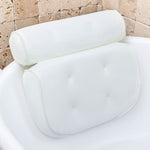 Ergonomic 4D Air Mesh Non-Slip Bath Pillow for Support