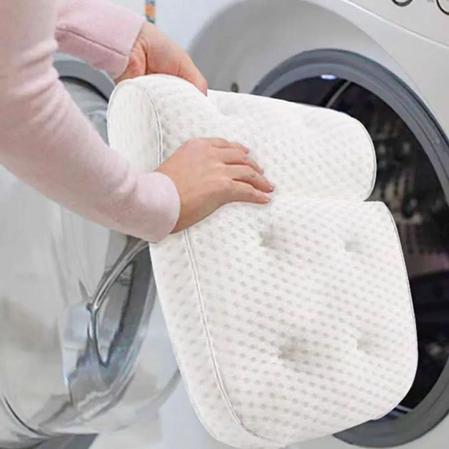 Ergonomic 4D Air Mesh Non-Slip Bath Pillow for Support