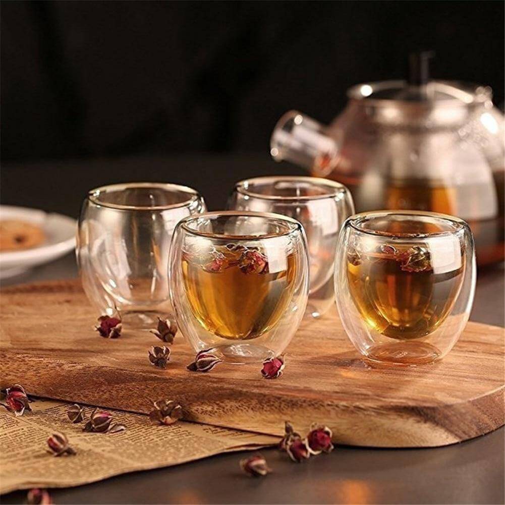 Espresso Cup Double-Wall Glass Insulated & Condensation-Free