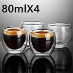 Espresso Cup Double-Wall Glass Insulated & Condensation-Free