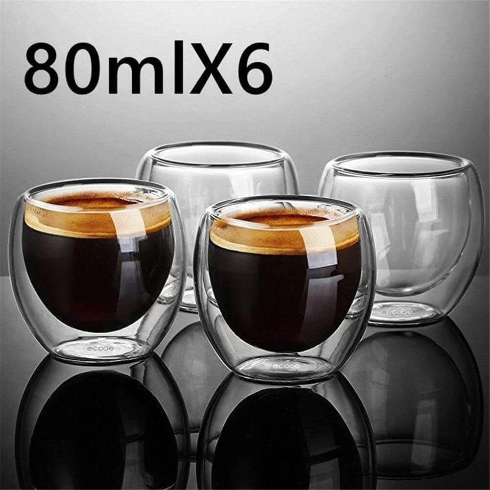 Espresso Cup Double-Wall Insulated Condensation-Free