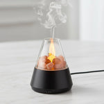 Essential Oil Diffuser Crystal Stone Quiet Operation LED Lighting