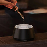 Essential Oil Diffuser Crystal Stone Quiet Operation LED Lighting