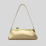 Evening Bag Patent Leather Glossy Finish Detachable Strap