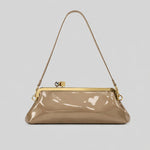 Evening Bag Patent Leather Glossy Finish Detachable Strap