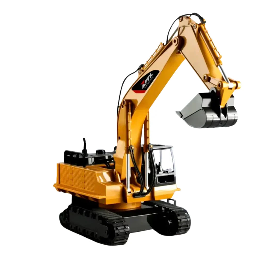 Excavator Toy Remote Control Realistic Digging 82 Ft Range