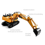 Excavator Toy Remote Control Realistic Digging 82 Ft Range