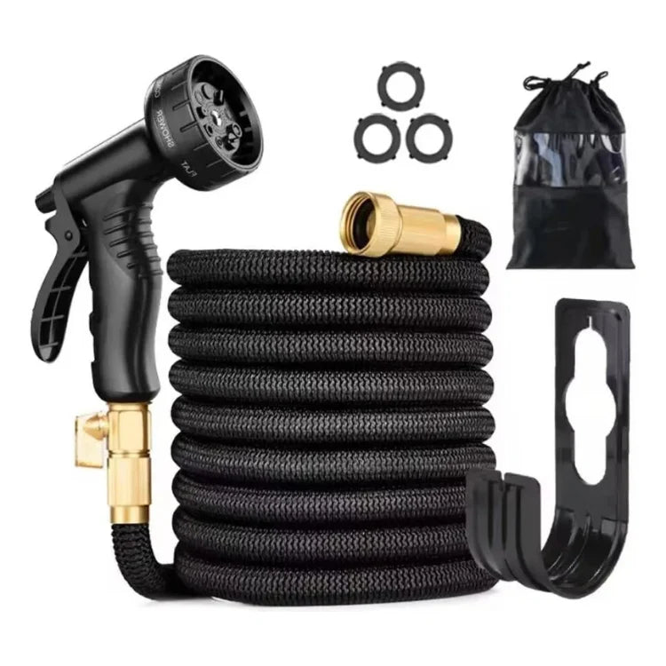 Expandable Garden Hose 30m Kink-Resistant Multi-Function Nozzle