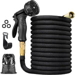 Expandable Garden Hose 3x Tangle-Free Brass Fittings