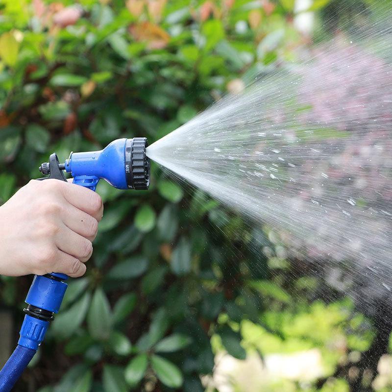 Expandable Garden Hose Compact & Lightweight Adjustable Nozzle