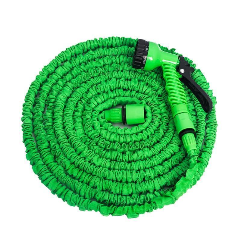 Expandable Garden Hose Compact & Lightweight Adjustable Nozzle