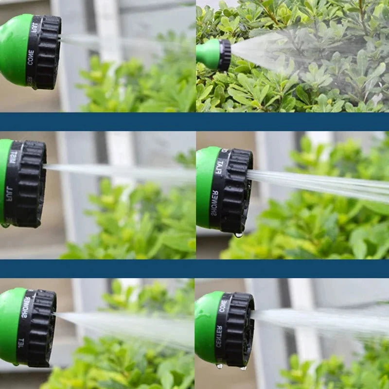 Expandable Garden Hose Lightweight 150 Ft Multi-Pattern Nozzle