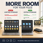 External Hard Drive 10TB USB 3.0 Compact Design