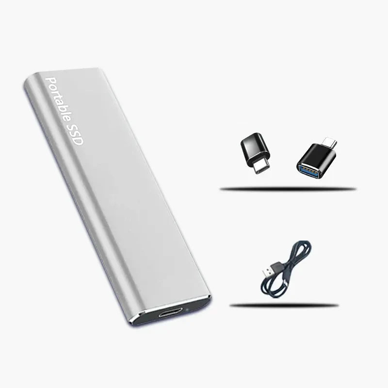 External Hard Drive 4TB Portable USB-C Plug-and-Play