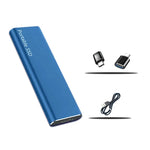 External Hard Drive 4TB Portable USB-C Plug-and-Play