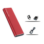 External Hard Drive 4TB Portable USB-C Plug-and-Play