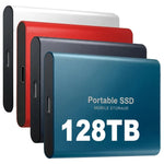 External SSD 128 TB Compact Shockproof Aluminum Case
